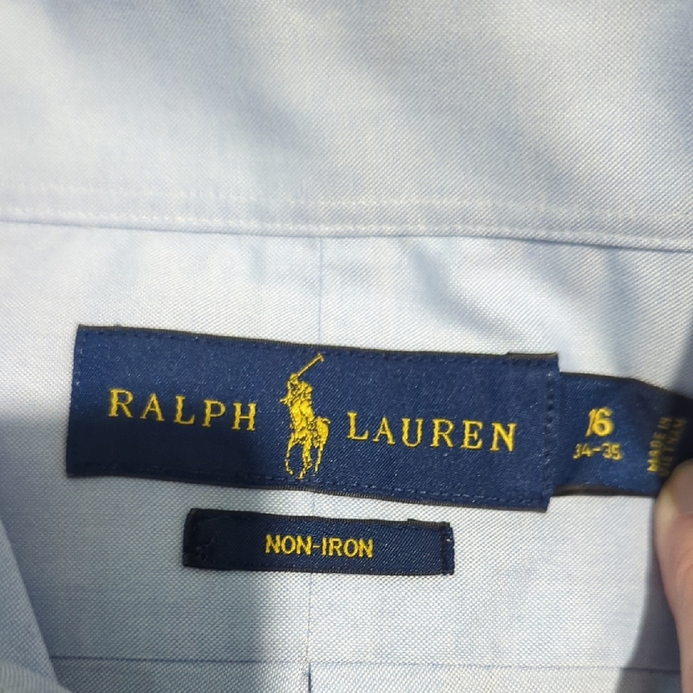 Ralph Lauren Light Blue Men's Dress Shirt - Picture 7 of 7